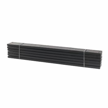 PIPE Planken 120 cm  - Schwarz (6 Stck.)